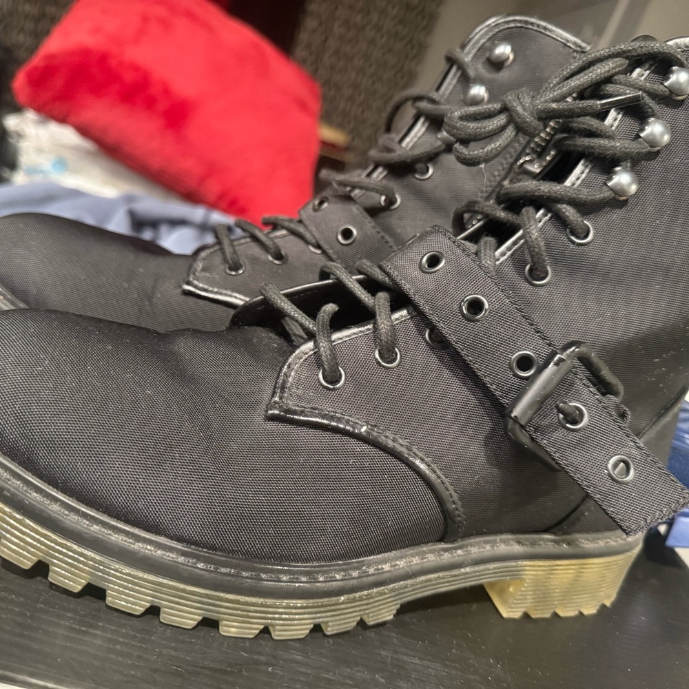Giuseppe Zanotti Black Rugged Boots
